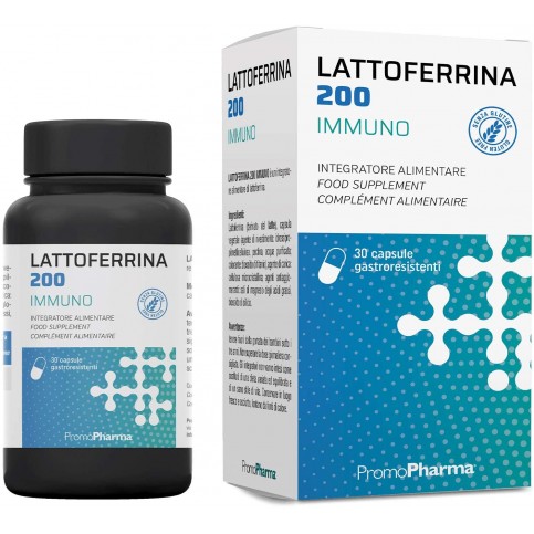 PromoPharma Lattoferrina 200 Immuno, Capsule da 10.5 ml