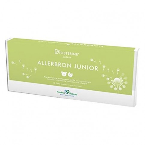 Prodeco AllerBron Biosterine Junior, 10 fiale monouso da 5 ml per aerosol